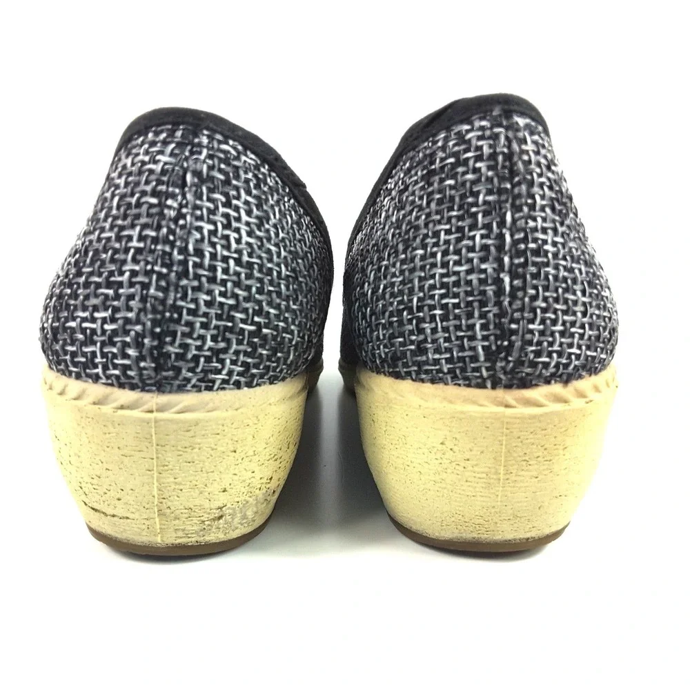 Keen‎ Cortona Women's Black Jute Open Toe Casual Comfort Wedge Shoes Size 7